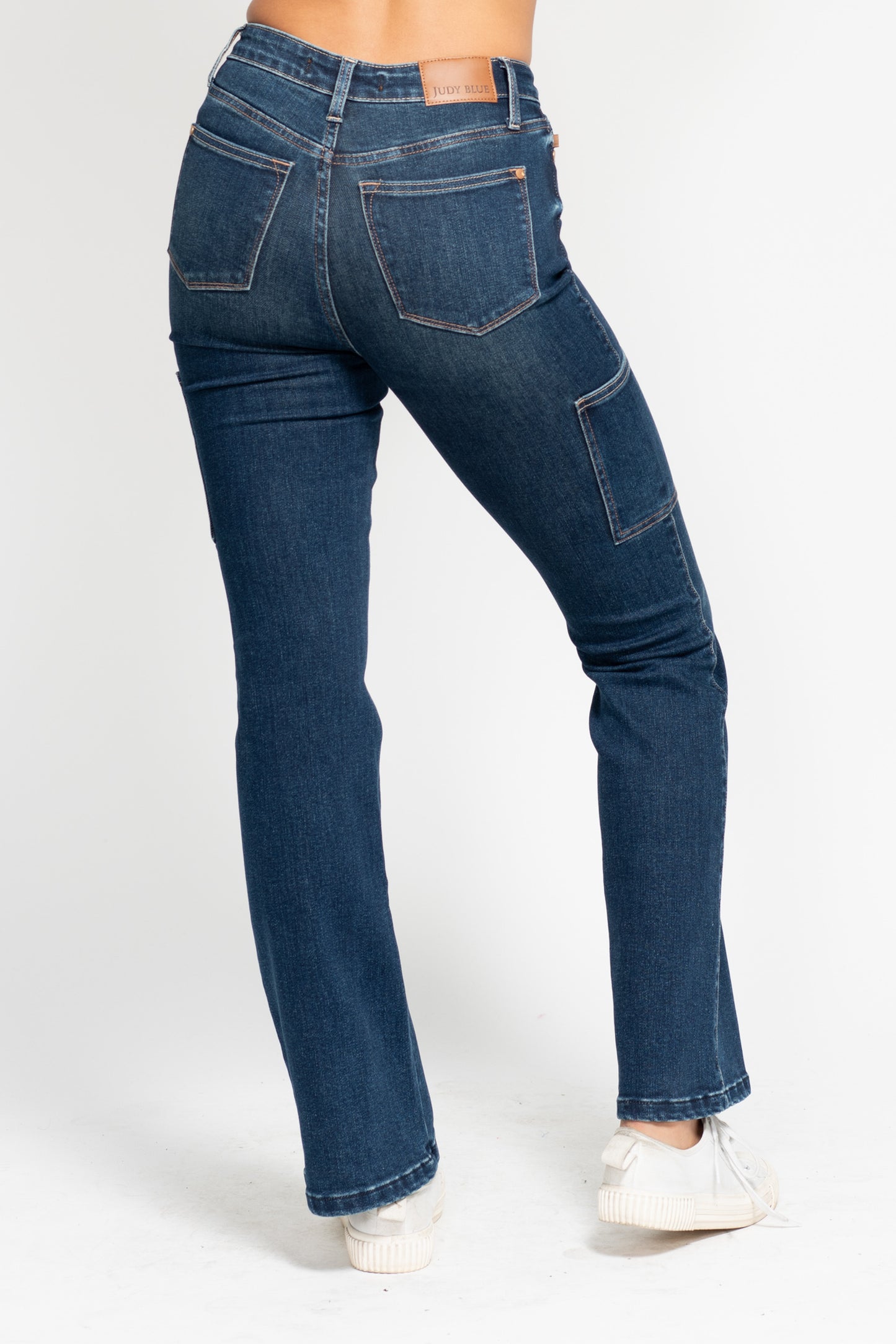 Judy Blue High Waist Cargo Bootcut Jeans