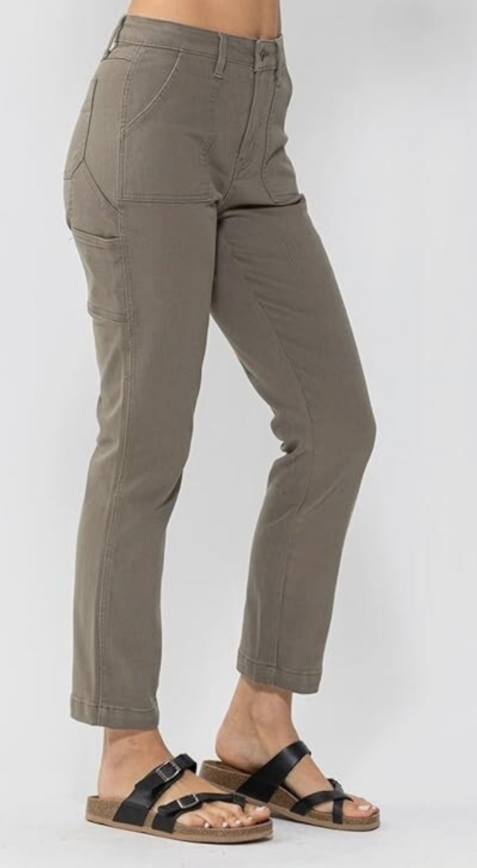 Judy Blue High Waist Utility Slim Fit Jeans